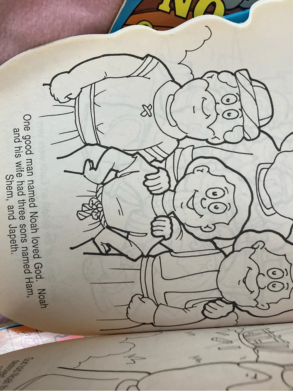 5- Noah's Ark and Other Bible Stories Coloring & Activity Book - vintage 2000